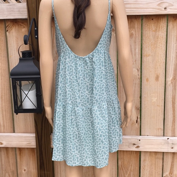 PEASANT BOHO TINY BLUE FLOWERS - Picture 4 of 8